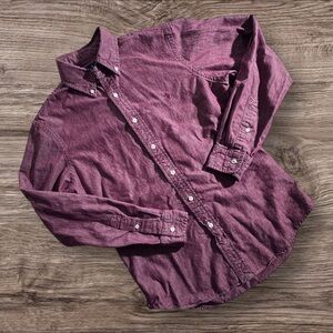 Ralph Lauren Men's Casual Purple Button-Down Shirt